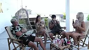 Casual couple Kobra shares wild swingers moments on Bora Cast with Bruna, Carlos, and Matheus