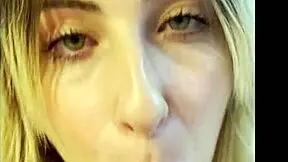 Intense pov blowjob for lucky stepfather