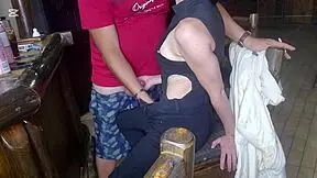 pussyjob standing sex with stepsis, just the tip in homemade cheating