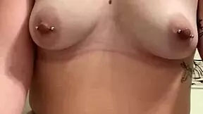 hey, watch this tall college slut finger her hairy pussy till she cums