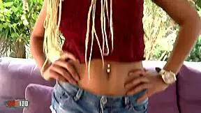 Alana young blonde rasta girl first porn casting