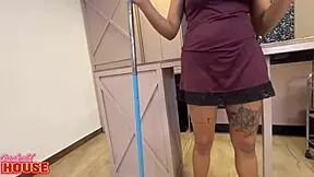 Latina Wife Betrays Cuckold Husband With Shaved Pussy Riding