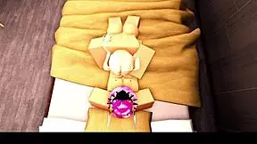 i saw this blonde roblox cheerleader come back with her headless jock boyfriend, it was weird