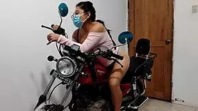 my stepdaughter teases me with sexy lingerie video in her room