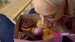 Imagine craving dessert so much you let stepbro finish inside.