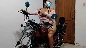 my stepdaughter teases me with sexy lingerie video in her room