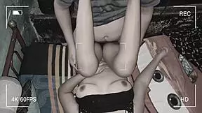 Camera captures detailed anal fucking of horny Latina stepsister with big natural tits and wet pussy.