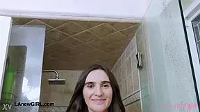 Um, elegant Czech model just lovin’ a sensual bath, ya know?