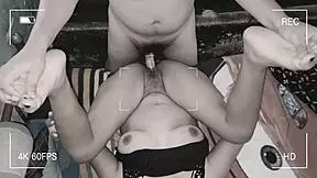 Camera captures detailed anal fucking of horny Latina stepsister with big natural tits and wet pussy.