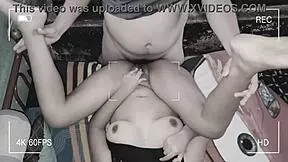 Camera captures detailed anal fucking of horny Latina stepsister with big natural tits and wet pussy.