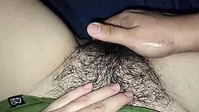 Real bush of my vintage stepdaughter caught in wet homemade action with chubby curves.