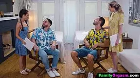 familyorgasm - stepdaughters gift stepdads a wild massage day
