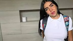 i can’t stop watching my latina teacher ride me in the school bathroom.
