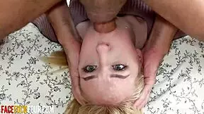 Lesbian sisters-in-law Eva Nyx and Alaina Taylor lick each other's shaved pussies