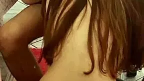 cute amateur couple shares playful moments