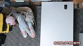 Terrified Young Teen 18+ager Caught Shoplifting in Store, Blackmailed into Reality Submission