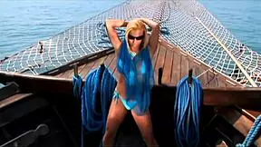 Tania Dola Gets Drilled on the Beach!