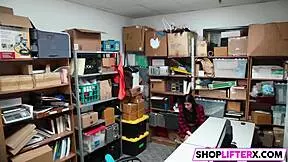 Burglar Punishes Caught Teen With Forced Blowjob At Shop