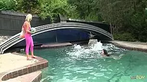 Pussy filled with cum, overflowing in kinky homemade