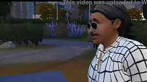 Black teen 18+ gets assfucked by big black cocks in outdoor public group anal scene