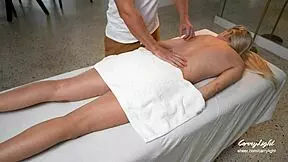 Squirting Like a Fountain While Pervert Masseur Gets Too Close. Clients Can’t Resist!