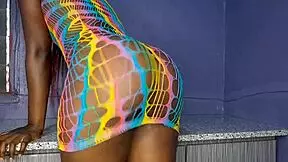 a quick fuck in the living room with the embarrassed neighbor