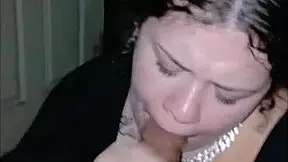 Sexy Young 18+ Lady Sucks Big Dick and Gets Massive Facial Cumshot