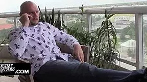 pretty blonde goldie rush rides huge meaty dick