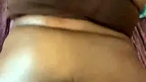 My pregnant ebony girlfriend creams all over my cock