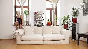 Mexicans double penetrate Czech hottie Blanche Bradburry's big ass anal.