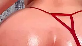 SEXY LATINA WITH BIG ASS MASTURBATES WITH SQUIRTS AND ENDS WITH ANAL