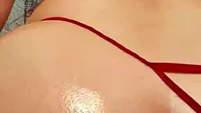 SEXY LATINA WITH BIG ASS MASTURBATES WITH SQUIRTS AND ENDS WITH ANAL