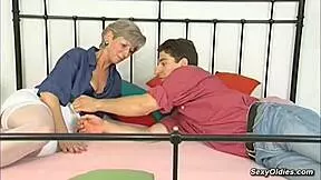 Hey, check this big cock toyboy banging a German blonde cougar hard!