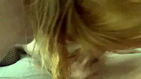 Teen cutie prepares a birthday gift for her stepbrother in their home.