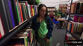 Sneaky Blowjob Under Table in Class with Horny Student