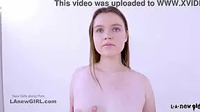 cute russian teen 18+ tests pushes her young 18+ body to taking big cock