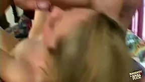 Nadia gets oral before ass drilling.