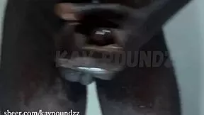 Masturbated to Own Videos After Work in Sheer Outfit