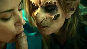 Damn! There's A Cock-Hungry Demon Waiting For Me In The Basement!