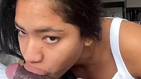 why did i invite my friend over when parents are away? huge bbc in my mouth!