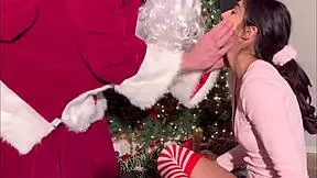 is naughty 19yo ready for santa's anal creampie?