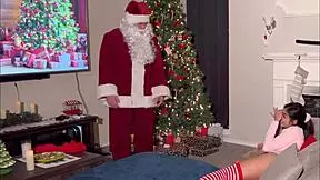 is naughty 19yo ready for santa's anal creampie?