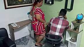 big ass stepmother sharing a close moment with stepson