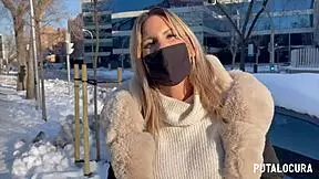 Smashing German Tourist Leidy de León Swallows Torbe’s Load Hard