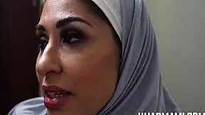 Muscular British Bodybuilder Tames Shy Newly Divorced Muslim Milf.