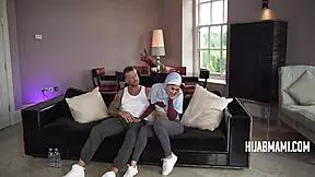 Muscular British Bodybuilder Tames Shy Newly Divorced Muslim Milf.