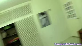 Real College Slut Fucks on Couch in Sex Tape