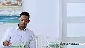 Yo, Cassie Fire, you craving that big black meat again in the kitchen?