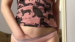 cute petite teen 18+ fingering her wet pussy to orgasm in homemade video - maiskii