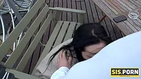 taboo flapper sister sucks stepbrother's cock then has vaginal sex